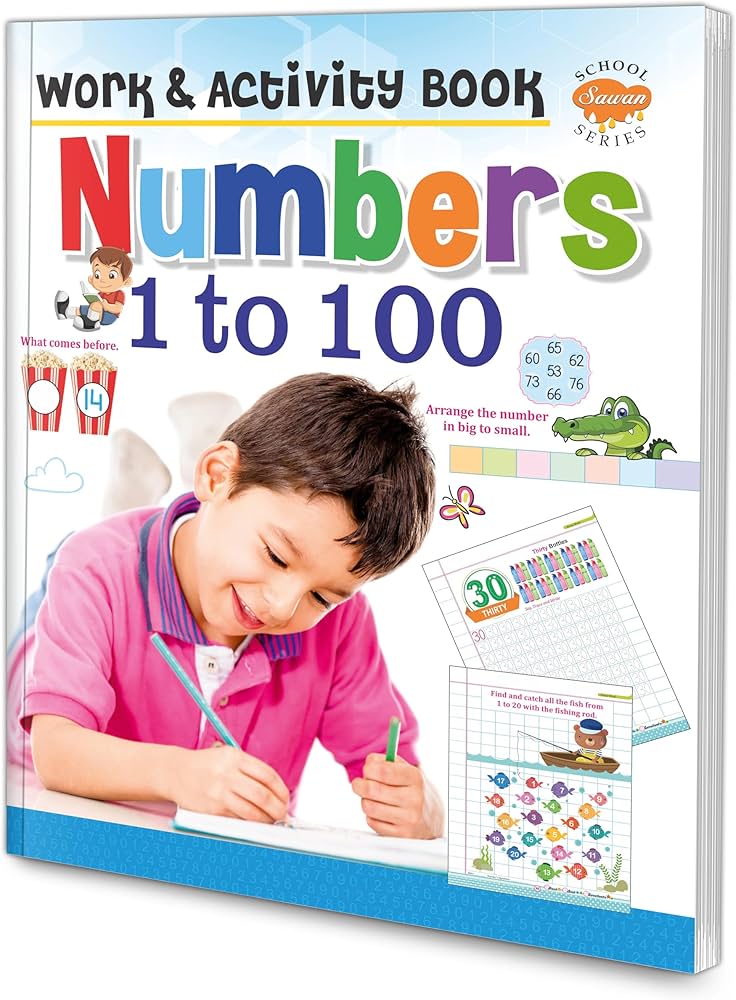 work activity book numers 1to 100